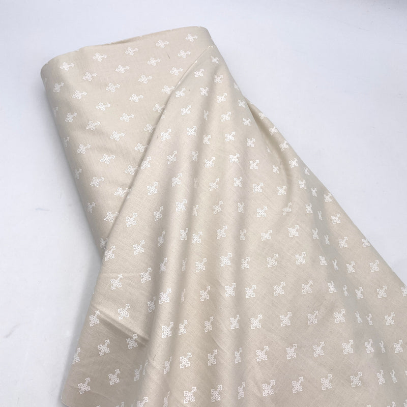 Faith Linen | French Vanilla | Quilting Cotton