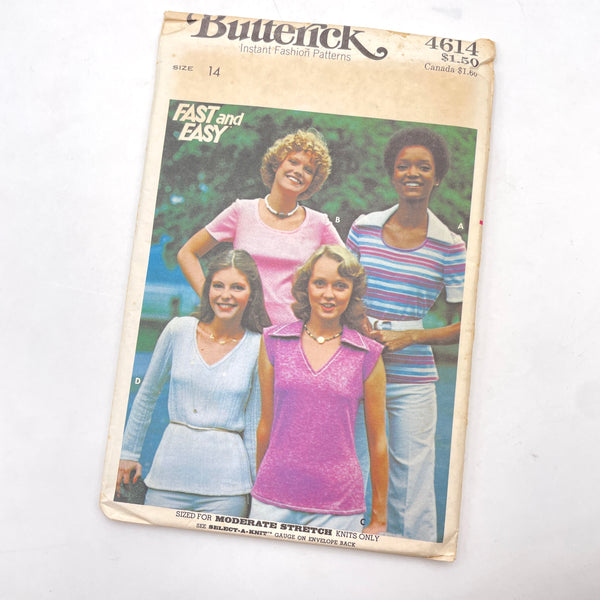 Butterick 4614 | Adult T-Shirts | Size 14