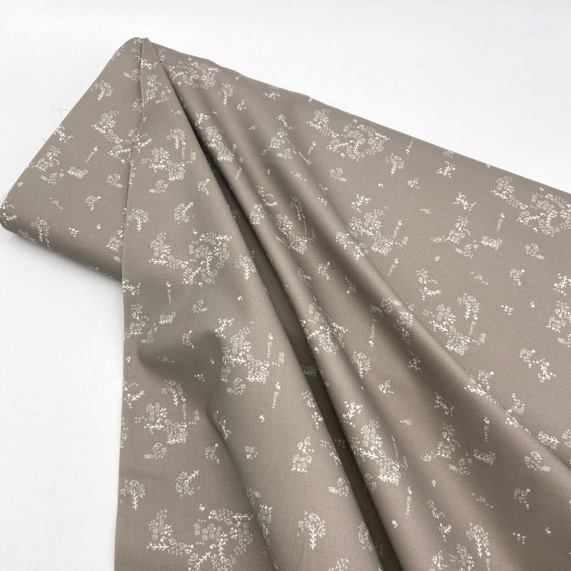 Little Doodles Gray | Jaye Bird | Quilting Cotton