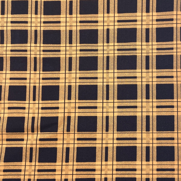 Plaid Light Rust | Living the Dream | Quilting Cotton