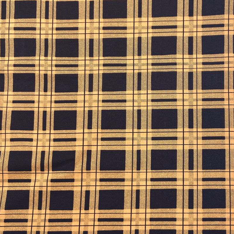 Plaid Light Rust | Living the Dream | Quilting Cotton