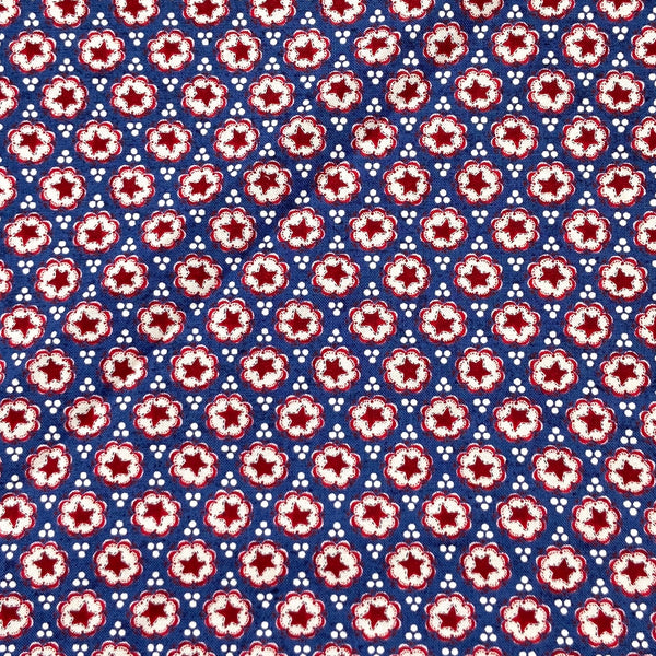 Bunting Blooms Blue | My Country | Quilting Cotton