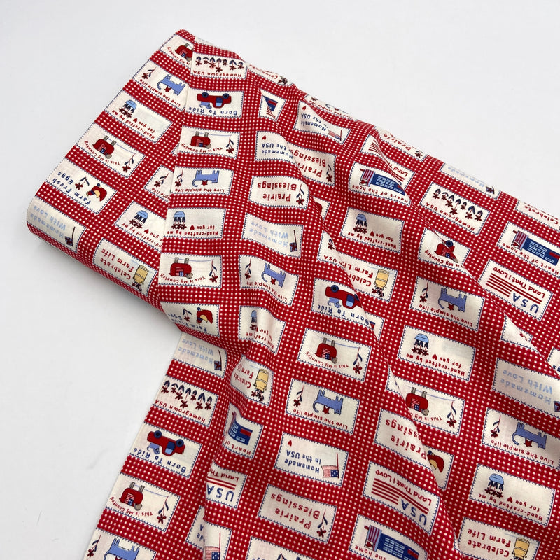 Labels Prairie Red | Prairie Days | Quilting Cotton