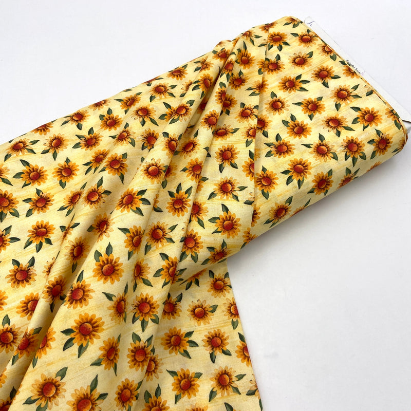 Sunflowers Light Yellow | Spring Hill Farm | Quilting Cotton