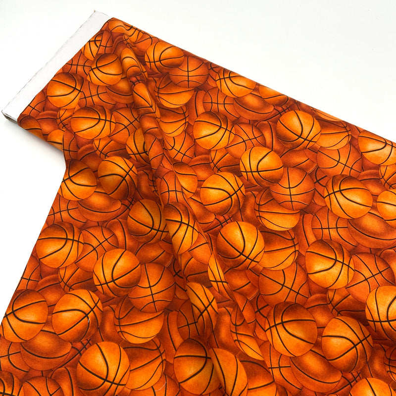 Basketballs | Sports Collection | Quilting Cotton