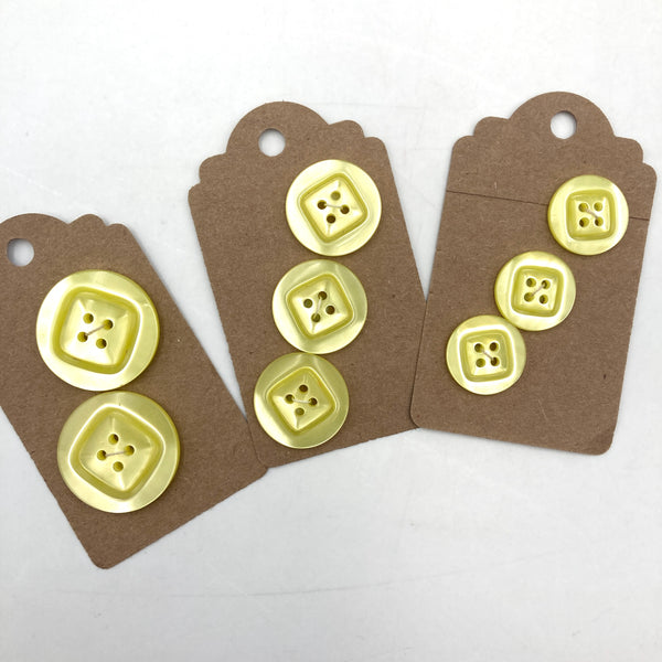 3/4" - 7/8" - 1 1/8" Banana Buttons | Choose your size