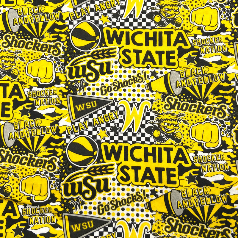 Wichita State Shocker | College Cotton | Quilting Cotton