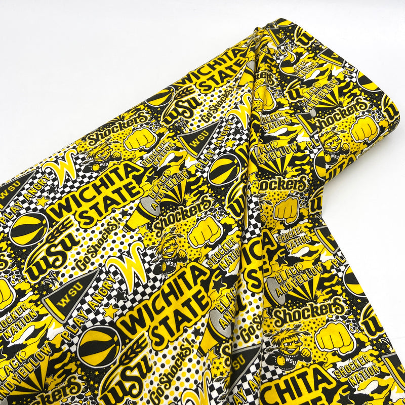 Wichita State Shocker | College Cotton | Quilting Cotton