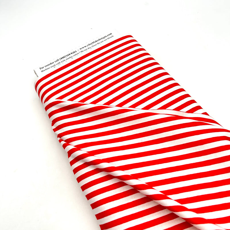 Candy Stripe Red | Be Mine Valentine | Quilting Cotton