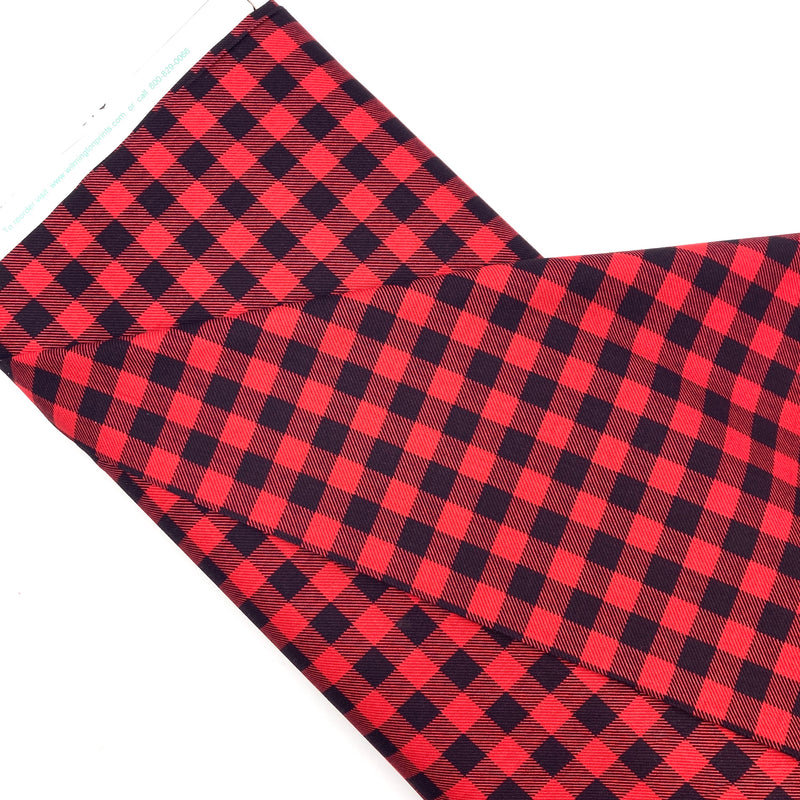 Red Buffalo Check | Season of Heart | Quilting Cotton