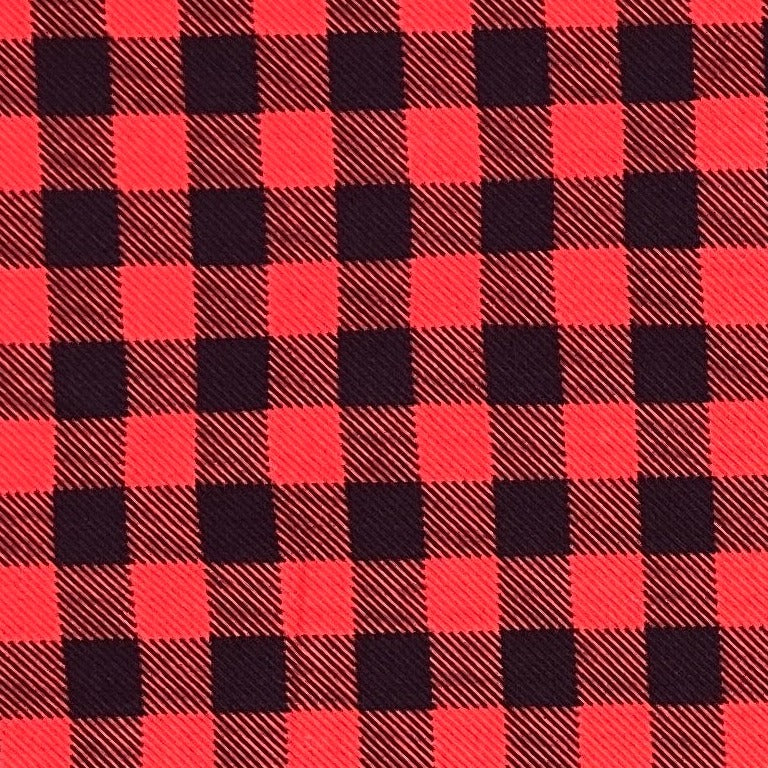 Red Buffalo Check | Season of Heart | Quilting Cotton