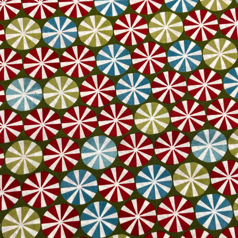 Peppermints Green | Peppermint Bark | Quilting Cotton