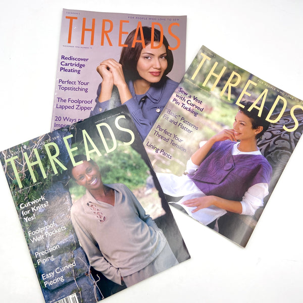 Threads Issues 1-99 | Magazine Back Issues | Choose Your Favorite