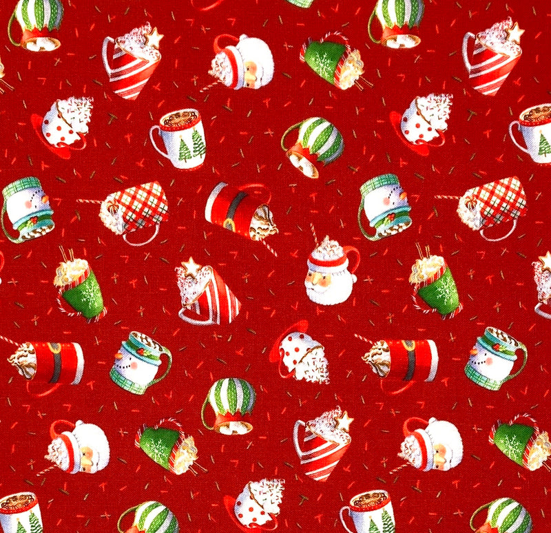 Cocoa Scarlett | Christmas Jamboree | Quilting Cotton