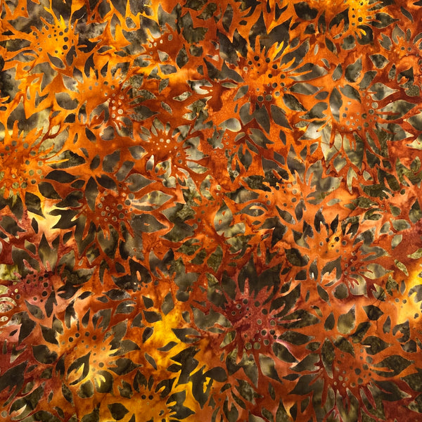 Celebrate Fall Persimmon | Batik | Quilting Cotton