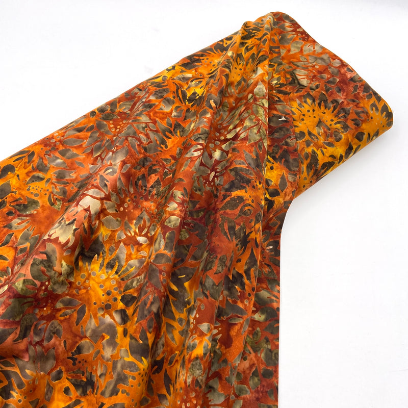 Celebrate Fall Persimmon | Batik | Quilting Cotton