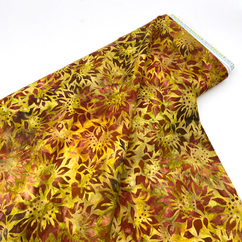 Celebrate Fall Rust | Batik | Quilting Cotton