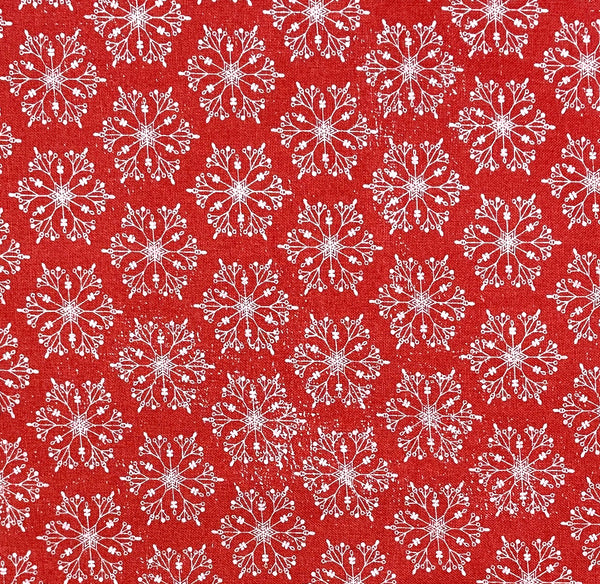 Snowflakes Red | Yuletide | Quilting Cotton