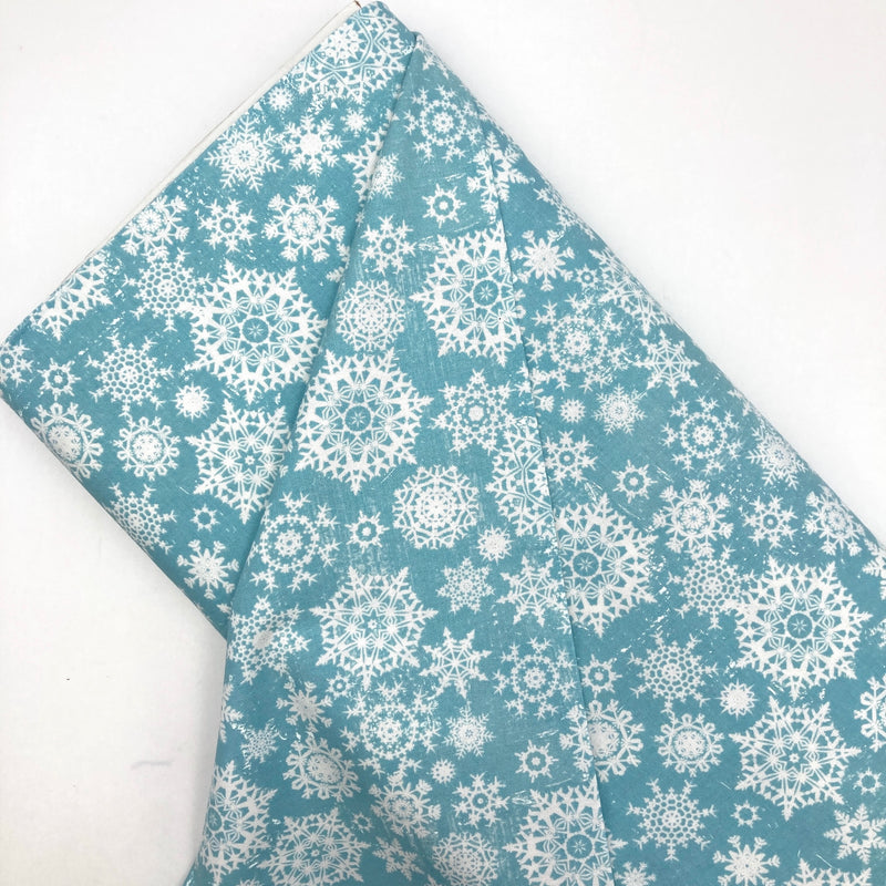 Snowfall Mint | Christmastime | Quilting Cotton