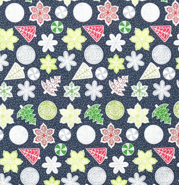 Cookies Gray | Let it Snow | Quilting Cotton