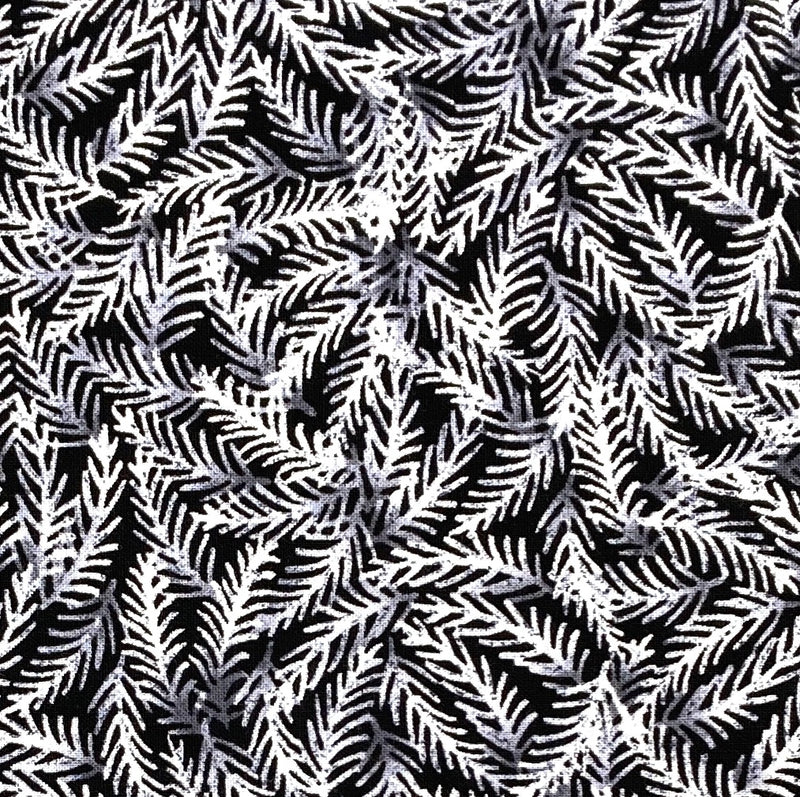 Chalkboard Branches Black | Timeless Treasures Gail | Quilting Cotton