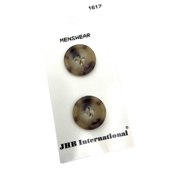 3/4" Menswear | JHB International Plastic Buttons | Set of 2