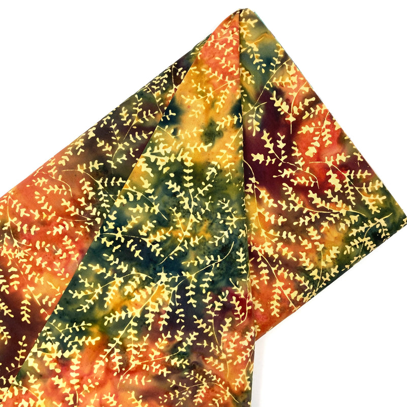 Fine Vine Beaujolais | Island Batik Autumn Wings | Quilting Cotton