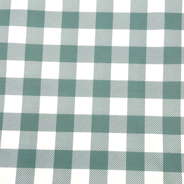 Mint | Buffalo Check | Quilting Cotton