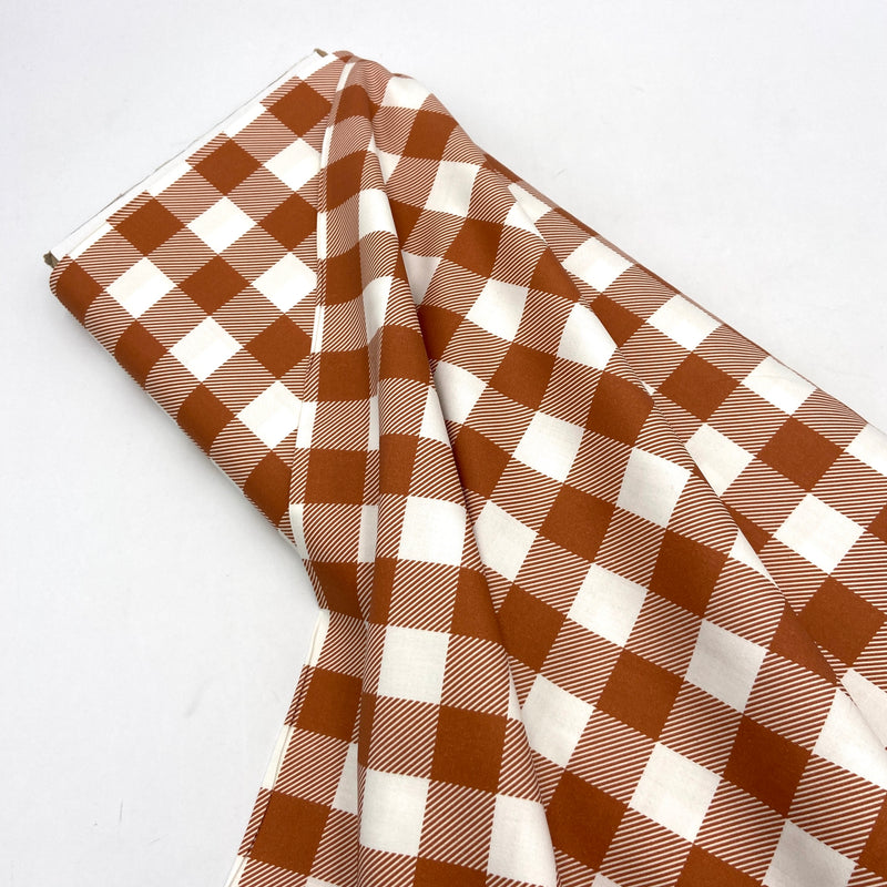 Orange | Buffalo Check | Quilting Cotton