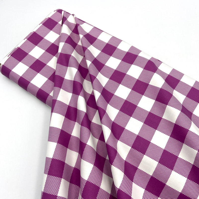 Purple | Buffalo Check | Quilting Cotton