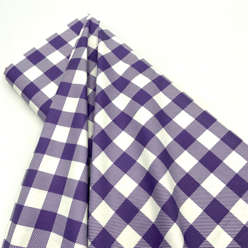 Eggplant | Buffalo Check | Quilting Cotton