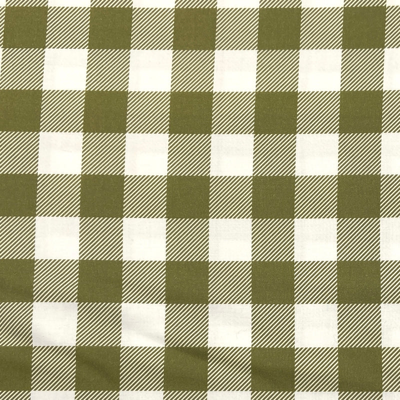 Moss | Buffalo Check | Quilting Cotton