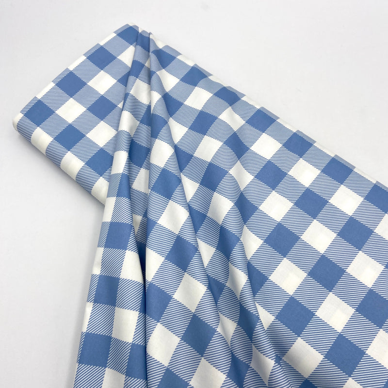 Sky Blue | Buffalo Check | Quilting Cotton