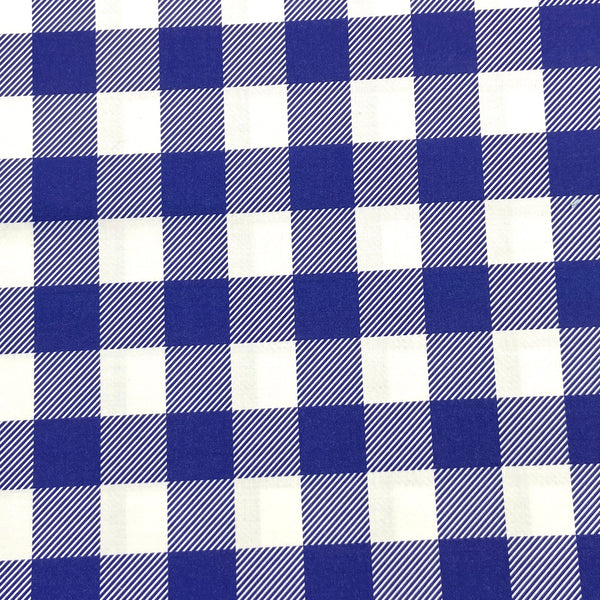 Blue | Buffalo Check | Quilting Cotton