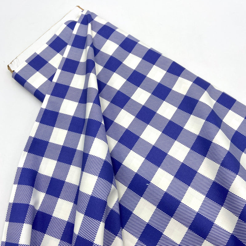 Blue | Buffalo Check | Quilting Cotton