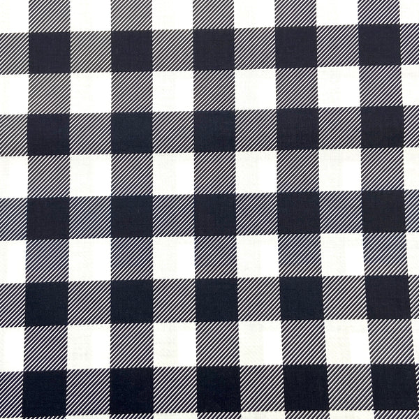 Black | Buffalo Check | Quilting Cotton