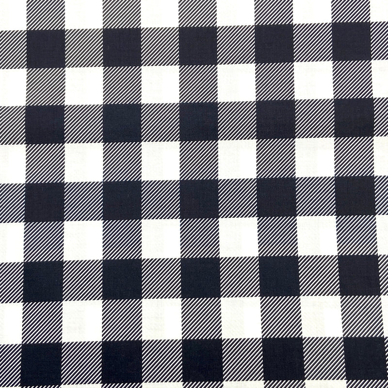 Black | Buffalo Check | Quilting Cotton