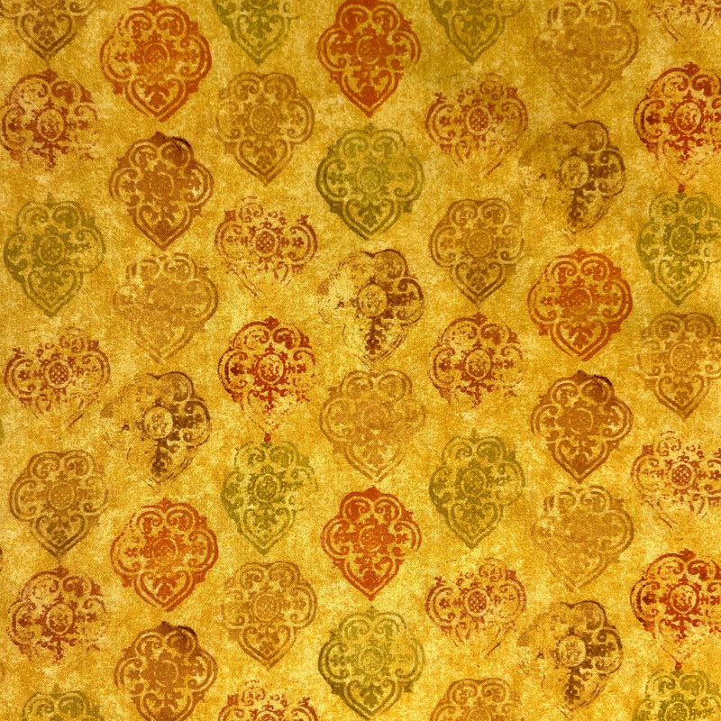 Medallion Texture Honey | Michael Miller | Quilting Cotton