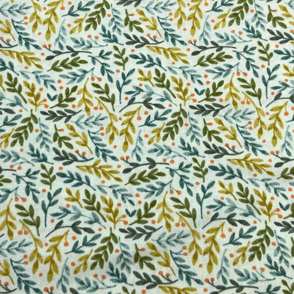 Fern Toss Sky | Effie's Woods | Quilting Cotton