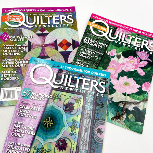 Quilter's Newsletter Magazine | Back Issues 400-499 | Choose Your Favorite