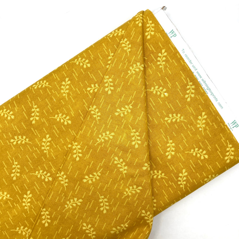 Sprig Toss Yellow | Rainbow Sampler | Quilting Cotton