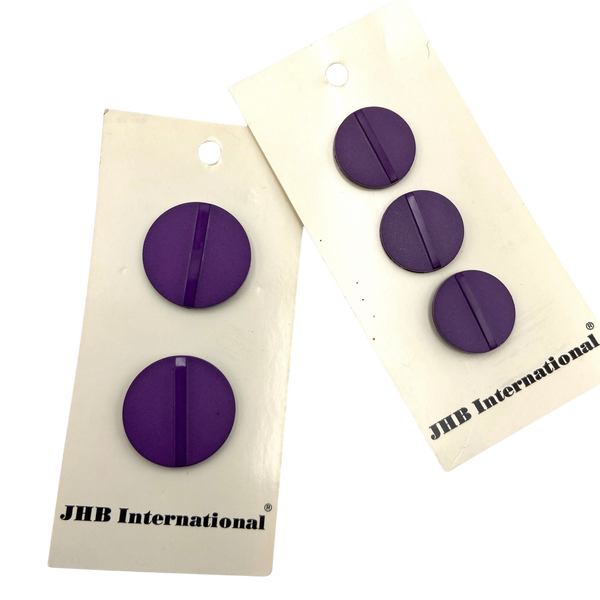 3/4" or 7/8" Centered | JHB International Plastic Buttons | Choose Your Size