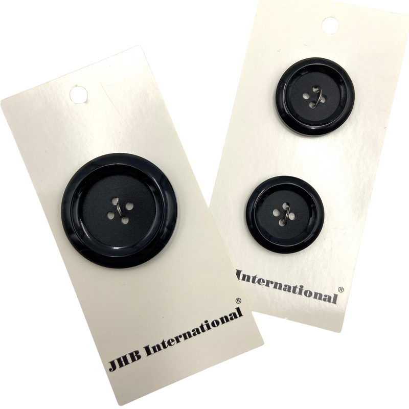 7/8" or 1-3/8" Matthew | JHB International Plastic Buttons | Choose Your Size