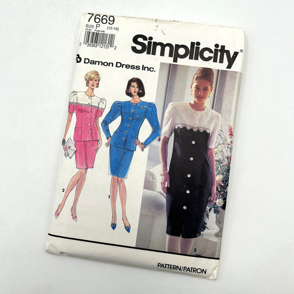 Simplicity 7669 | Adult Dress | Size 12-16