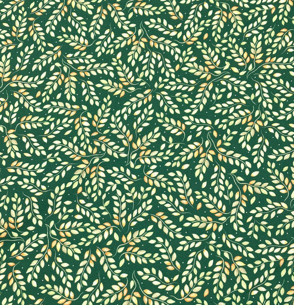 Leafy Sprigs | Falling For Gnomes | Quilting Cotton