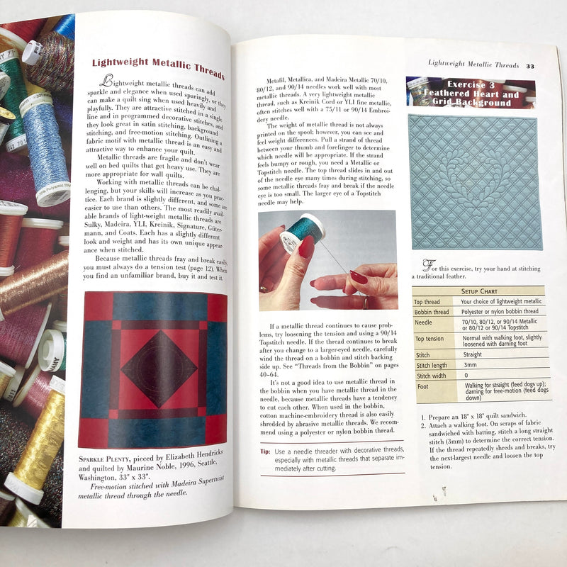 Machine Quilting with Decorative Threads | Book