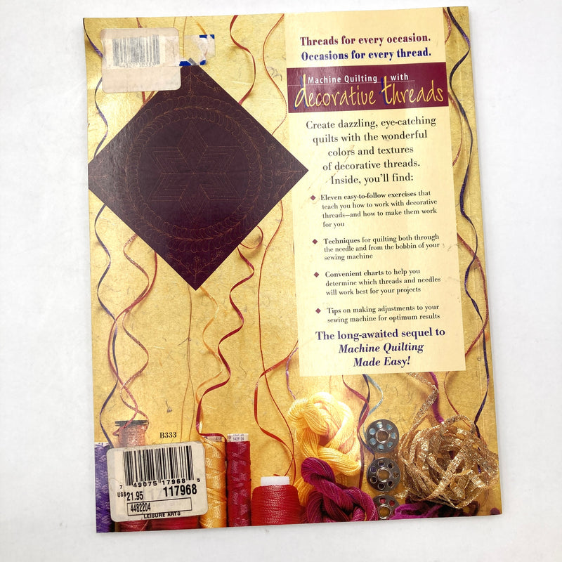 Machine Quilting with Decorative Threads | Book