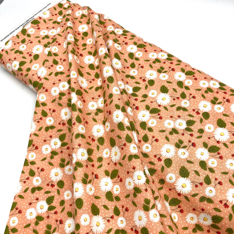 Peachy Daisies | Little Miss Sunshine | Quilting Cotton