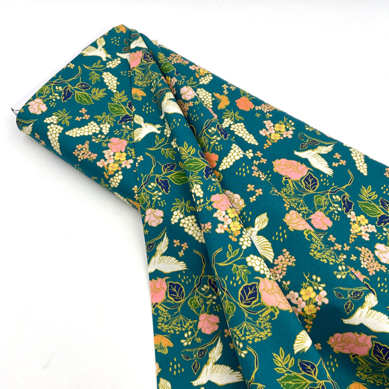 In the Garden Verdant | In The Garden | Organic Quilting Cotton