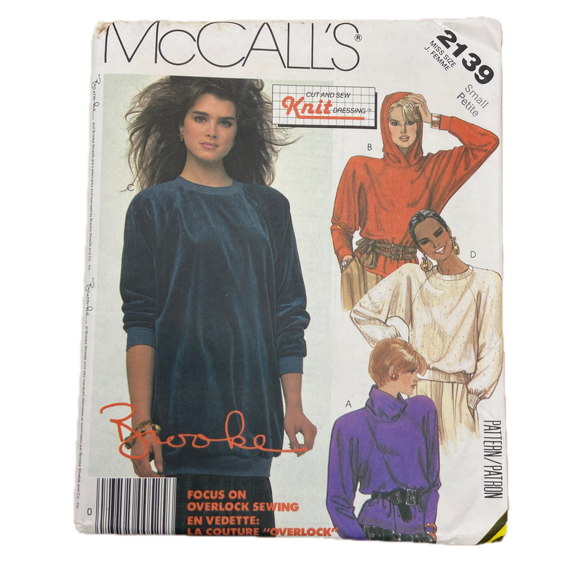 McCall's 2139 | Adult Top - For Stretch Knits Only | Size 10-12